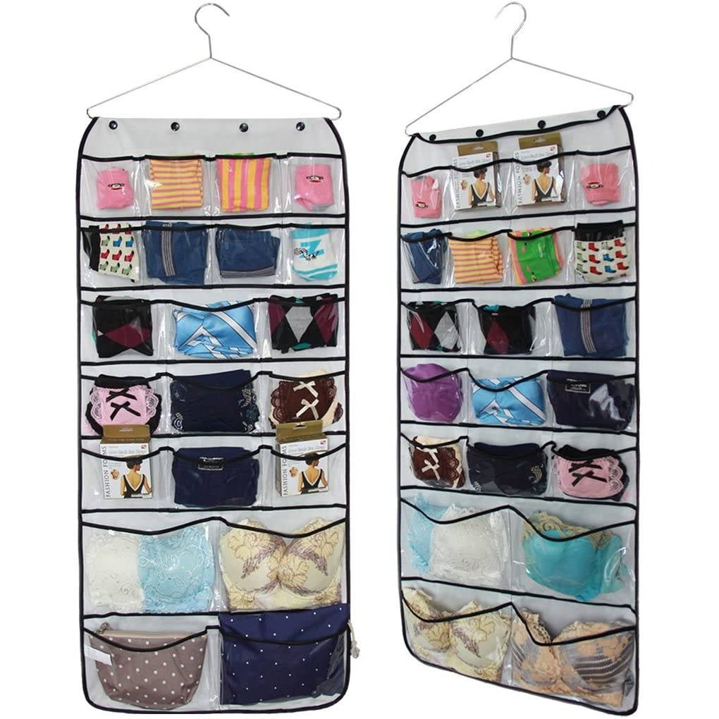 Двустранен Органайзер за Закачалка с 42 Джоба за Съхранение - Atron - Atron Двустранен Органайзер за Закачалка с 42 Джоба за Съхранение - Atron - Atron